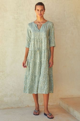 Emma Midi Dress | Leopard Khaki/ Taupe